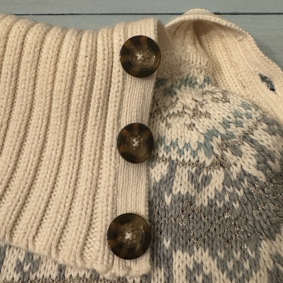 GAP KIDS | Winter ❄️ Fair Isle sweater dress Classic Y2K |  Sz Small 6/7 - Picture 3 of 4